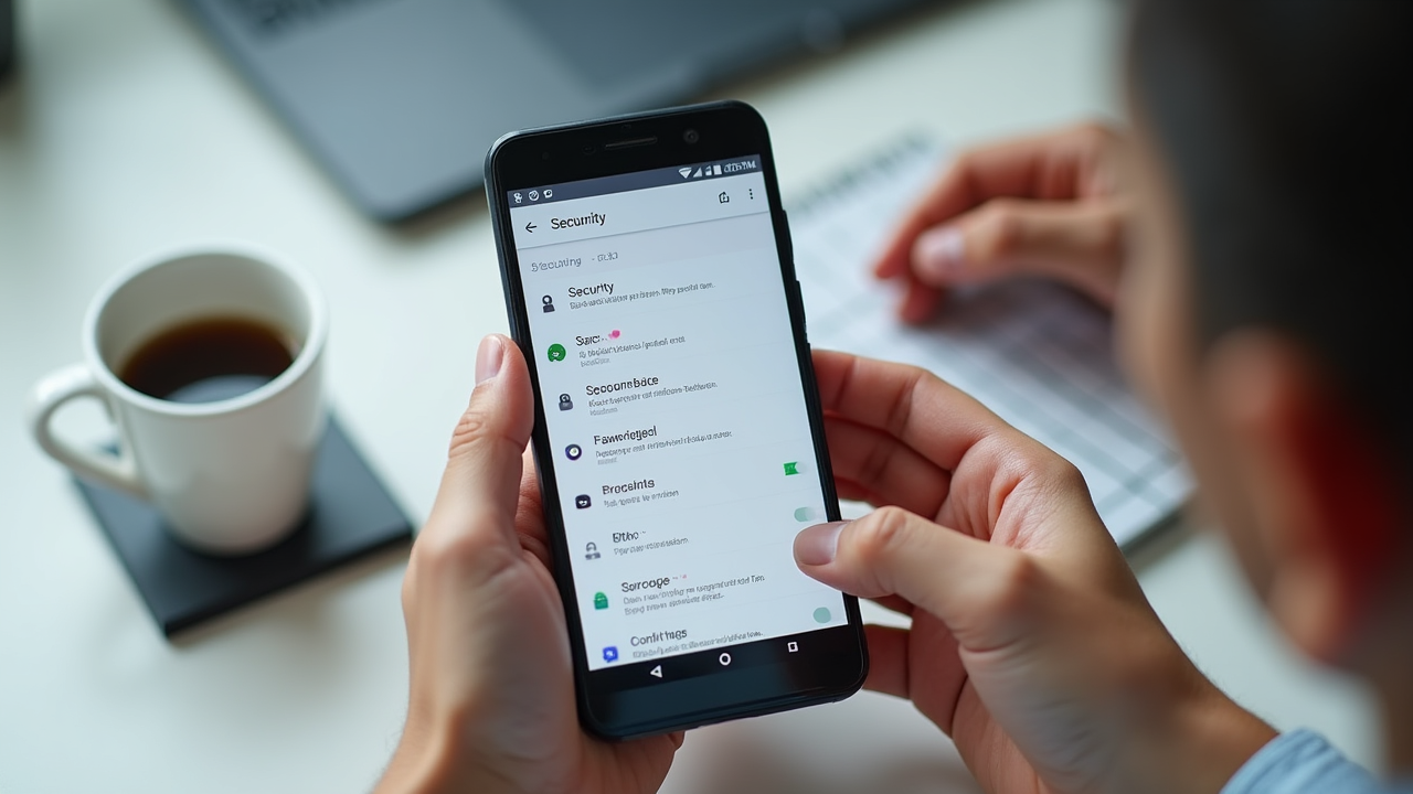 Configuración de seguridad en Android